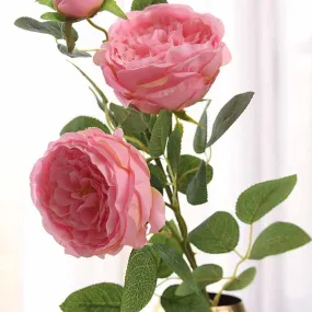 Alberto Rose Artificial Flower | Vase Not Included