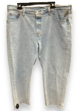 Blue Denim Jeans Skinny Levis, Size 18