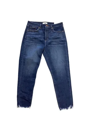 Blue Denim Jeans Skinny Loft, Size 14