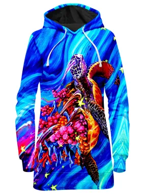 Cosmic Turtle Hoodie Dress