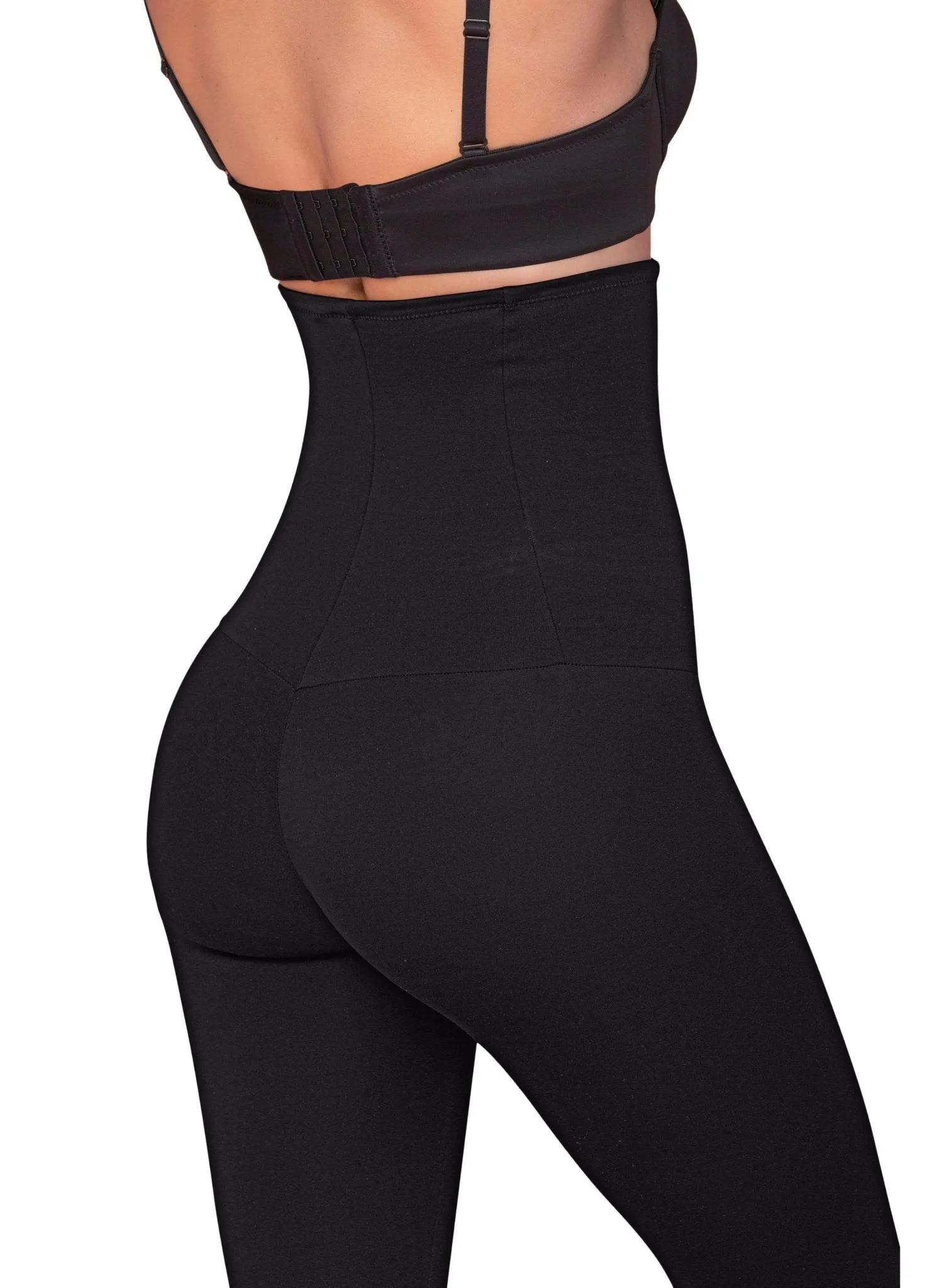 Extra High Waisted Firm Compression Legging - Black