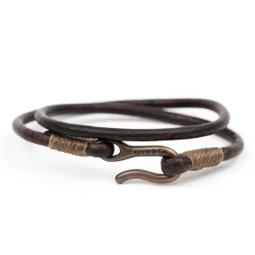 Leather Cord Double Wrap