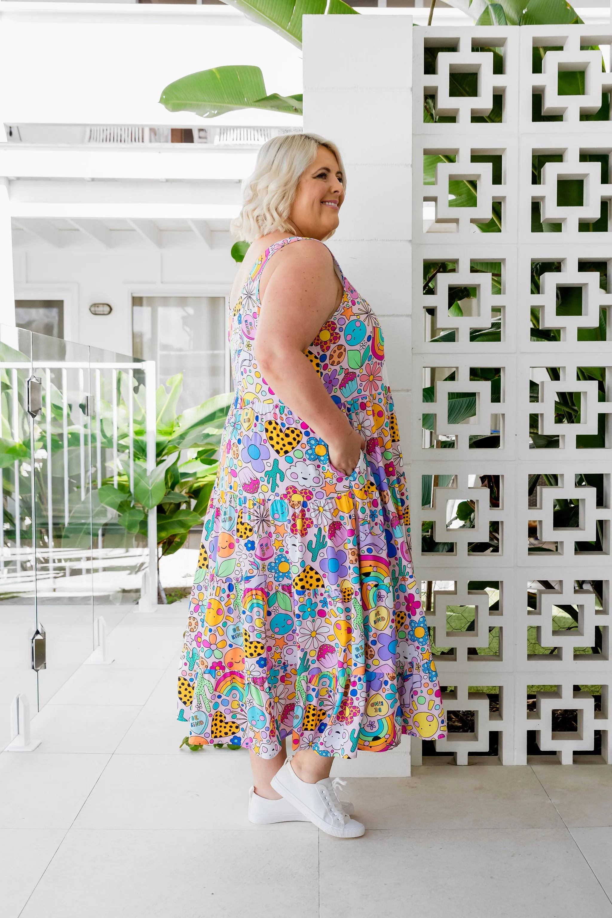 Ronnie Dress in Happy Place by Kasey Rainbow