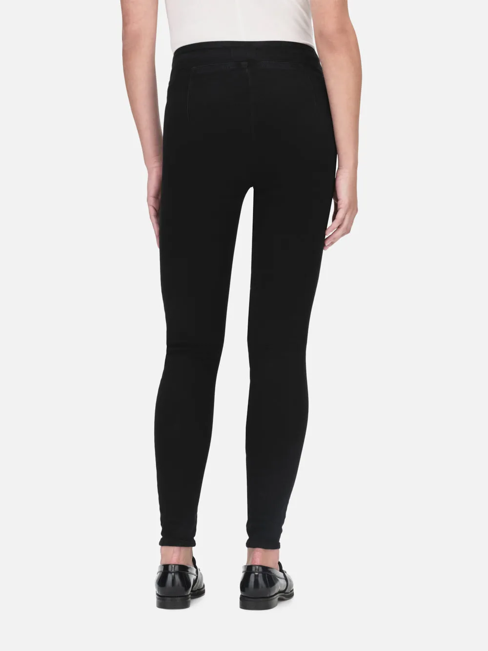 The Jetset Skinny Crop -- Sheen Noir